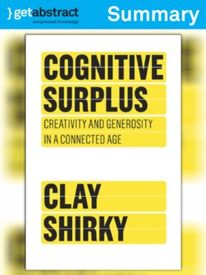 cover image of Cognitive Surplus (Summary)